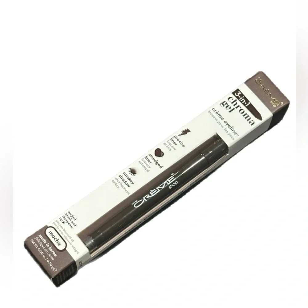 The Crème Shop 3-in-1 Chroma Gel Crème Eyeliner in the shade Mocha. NWT